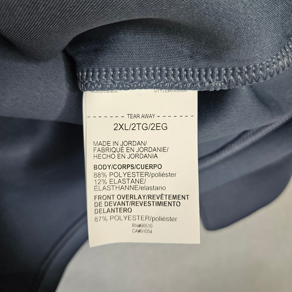 Under Armour Drive Pro Hybrid HZ Mens 2XL Navy Blue Golf Pullover 6005666 NEW - Picture 4 of 7